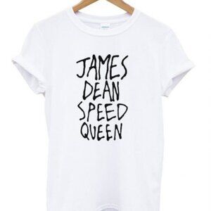 James Dean T-Shirt Speed Queen Vintage Retro Actor Fan Graphic Casual 86